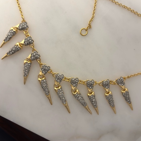 ALEXIS BITTAR • Solanales Crystal Spear Fringe Necklace - Picture 5 of 5